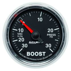Innovate Motorsports - Innovate Motorsports 38590 MTX Analog Oil Pressure Gauge Kit Black Dial - Image 1