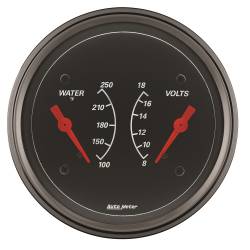 AutoMeter - AutoMeter 1430 Designer Black Water Temperature Gauge 100-250 °F/8-18V 3-3/8" - Image 2