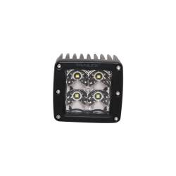 TrailFX - TrailFx 2X2CSPPR 3" Fog Light 20W 90DEG Flood 1920LM Black w/Harness & Mount - Image 1
