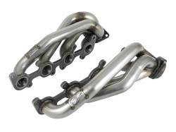 aFe Power - aFe 48-33025-1 Twisted Steel Stainless Short Tube Header for 15-26 F150 5.0L - Image 1