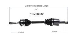 GSP - GSP NCV68032 Front Right CV Axle Assembly for Chevrolet/Suzuki 1.6/2.0/2.5 4WD - Image 6