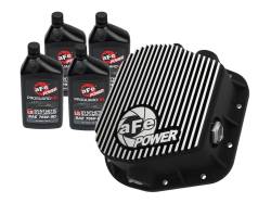 aFe Power - aFe 46-70152-WL Pro Series Rear Diff Cover Black w/Gear Oil for 97-23 Ford F150 - Image 1