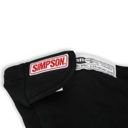 Simpson Safety - Simpson Safety 23015C Carbon x Helmet Skirt SFI 10 Black - Image 3
