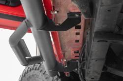 Rough Country Suspension Systems - Rough Country RCJ1980TB Black 3" Drop Step Nerf Bars for 20-26 Jeep Gladiator JT - Image 2