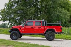 Rough Country Suspension Systems - Rough Country RCJ1980TB Black 3" Drop Step Nerf Bars for 20-26 Jeep Gladiator JT - Image 6