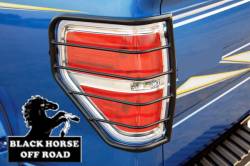 Black Horse Off Road - Black Horse 7FDF1A Black Taillight Guards for 09-14 Ford F150 - Image 2