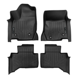SMARTLINER - SMARTLINER Front/Rear Floor Liners w/Cargo Liner Black for Toyota Land Cruiser - Image 1