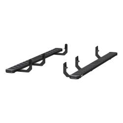 ARIES - ARIES 2554028 NovaTrac 6"x85" Black Steel Running Boards Select Titan/XD - Image 1