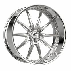 Amani - Amani Wheel TRACKSTER 22x9 Blank 15mm Brushed/Chrome TRA2293BL70F15BCR - Image 1