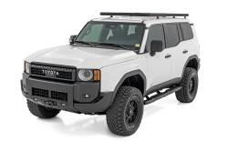 Rough Country Suspension Systems - Rough Country 4.5" Oval Tube Nerf Steps Black for 24-25 Land Cruiser 21018 - Image 2