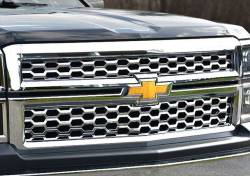 Quality Automotive Accessories - QAA SGC50260 7Pc Chrome ABS Plastic Grille Overlay for 2010-2014 Cadillac SRX - Image 2