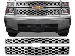 Quality Automotive Accessories - QAA SGC48070 1Pc Chrome ABS Plastic Grille Overlay for 2008-2012 Jeep Liberty - Image 3