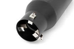 Rough Country Suspension Systems - Rough Country Clamp-On Single Exhaust Tip Black 2.5"-3" Inlet 96004A - Image 3