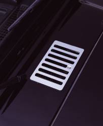 Rugged Ridge - Rugged Ridge 11117.04 Cowl Vent Cover Stainless Steel for Wrangler TJ - Image 1