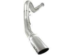 aFe Filters 49-03055-P 5" DPF-Back Aluminized Steel Exhaust System for Ford 6.7
