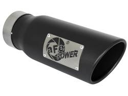aFe Power 3.5" IN/4.5" OUT Bolt-On Matte Black SS Exhaust Tip 49T35451-B12