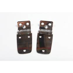 Rugged Ridge 11111.02 Hood Hinges Stainless Steel for Jeep Wrangler