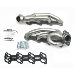 JBA Racing Headers - JBA Headers 1.5" Shorty Stainless Headers Raw F150 4.6L 1687S - Image 1
