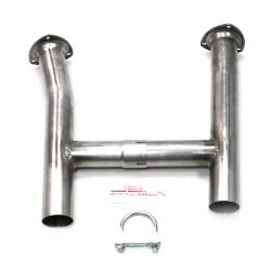 JBA Headers 6613SH 2.5" Exhaust H-Pipe 409 Stainless Steel for 64-73 Mustang SBF