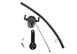 J&L Oil Separator 3.0 Passenger Side Mounted Oil Separator Black 3102P-B