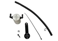 J&L Oil Separator 3.0 Passenger Side Mounted Oil Separator Silver 3102P-C