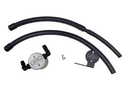 J&L 3105D-C Oil Separator 3.0 Driver Side Mounted Oil Separator Silver