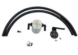 J&L Oil Separator 3.0 Driver Side Mounted Oil Separator Silver 3101D-C