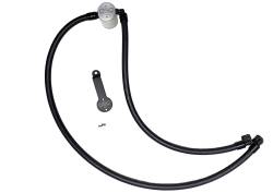 J&L Oil Separator Co - J&L Oil Separator 3.0 Driver Side Mounted Oil Separator Silver 3070D-C - Image 1