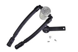 J&L Oil Separator 3.0 Passenger Side Mounted Oil Separator Silver 3039P-C