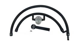 J&L Oil Separator 3.0 Passenger Side Mounted Oil Separator Silver 3065P-C
