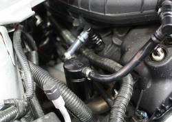 J&L Oil Separator 3.0 Passenger Side Mounted Oil Separator Black 3014P-B