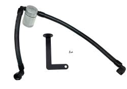 J&L Oil Separator 3.0 Passenger Side Mounted Oil Separator Silver 3035P-C