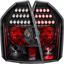 Anzo USA 321011 Black LED Clear Lens Taillight Set for 05-07 Chrysler 300C