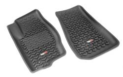 Rugged Ridge - Rugged Ridge 12920.28 Floor Liners Front Black - Image 1