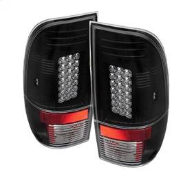 Spyder Auto - Spyder Auto 5003461 Black/Clear LED Taillights 97-07 Ford F-Series - Image 1
