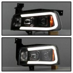 Spyder Auto - Spyder Auto 5085245 Black Light Bar Projector Headlights for Dodge Charger - Image 7