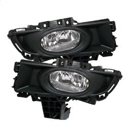 Spyder Auto - Spyder Auto 5020765 Black/Clear Fog Lights w/Switch - Image 1