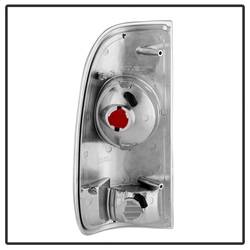 Spyder Auto - Spyder Auto 5003355 Chrome/Clear Euro Taillights for 97-07 Ford F-Series - Image 2