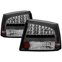 Spyder Auto - Spyder Auto 5002273 Black/Clear LED Taillights for 06-08 Dodge Charger - Image 1