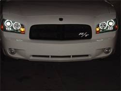 Spyder Auto - Spyder Auto 5009715 Clear Halo Projector Headlights for 06-10 Dodge Charger - Image 2