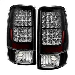 Spyder Auto - Spyder Auto 5001528 Black/Clear LED Taillights - Image 1