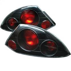 Spyder Auto - Spyder Auto 5006288 Black/Clear Euro Style Taillights for 00-02 Eclipse - Image 1
