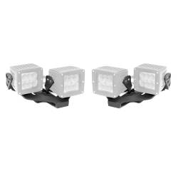Go Rhino - Go Rhino 732231T Center Hood Light Mount for 18-19 Jeep Wrangler JL - Image 1