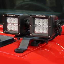 Go Rhino - Go Rhino 730230T Windshield Cowl Mount for 18-19 Wrangler JL - Image 2