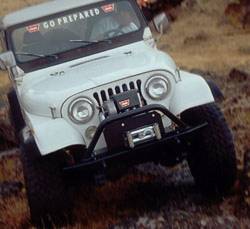 Warn - Warn 38671 Foot Forward/Upright Winch Mount Plate for 97-06 Jeep Wrangler TJ - Image 1