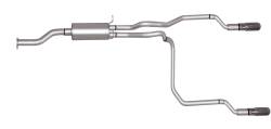 Gibson Performance Exhaust - Gibson Performance 5537 Split Rear Cat-Back Exhaust System Aluminized - Image 1