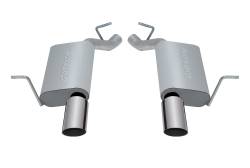 Gibson Performance Exhaust - Gibson Performance Split Rear Axle-Back Exhaust System Stainless 616006 - Image 1