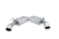 Gibson Performance Exhaust - Gibson Performance Split Rear Axle-Back Exhaust System Stainless 620001 - Image 1