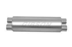 Gibson Performance Exhaust - Gibson 766300S SFT Superflow Muffler Stainless Steel Dual 3" Inlet 2.5" Outlet - Image 1