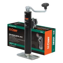 CURT - CURT 28351 Pipe Mount Swivel Jack - Image 1